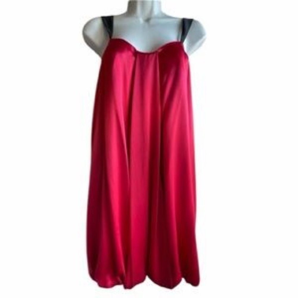ABS Allen Schwartz Formal Satin Low Back Dress - Size 2 - Picture 1 of 8